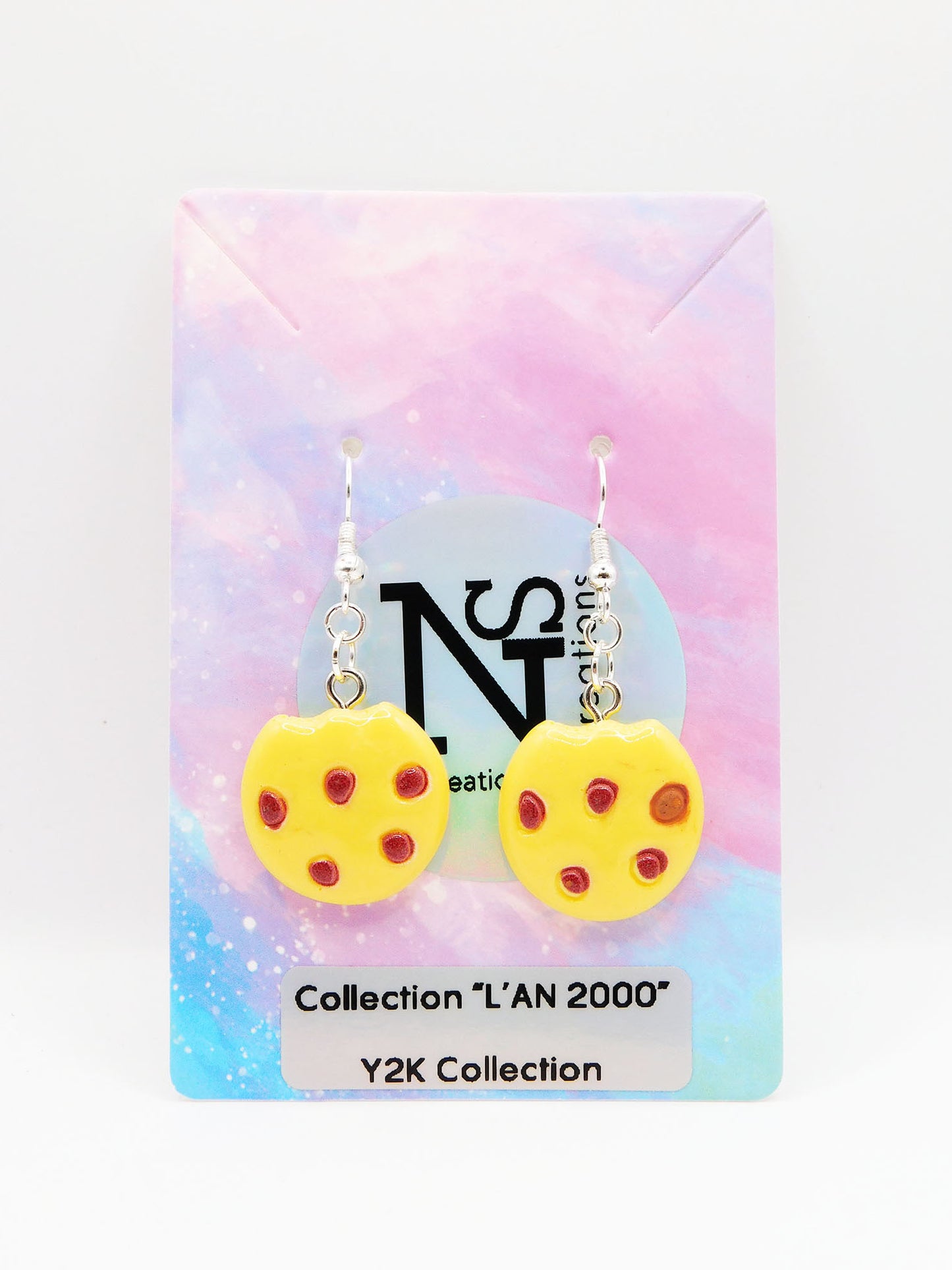 Boucles d'oreilles en forme de pâtisseries
