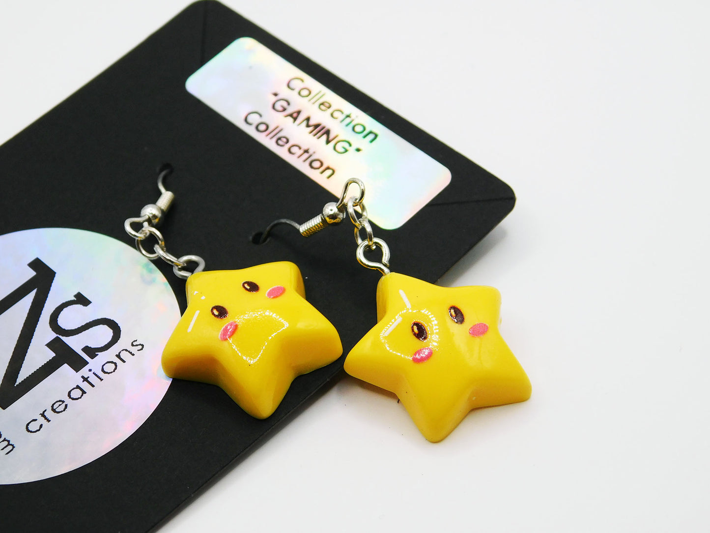 Boucles d'oreilles rétro gaming