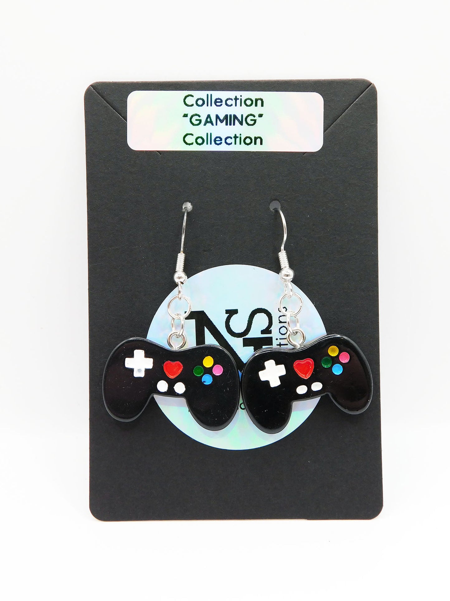 Boucles d'oreilles manette de jeu vidéo