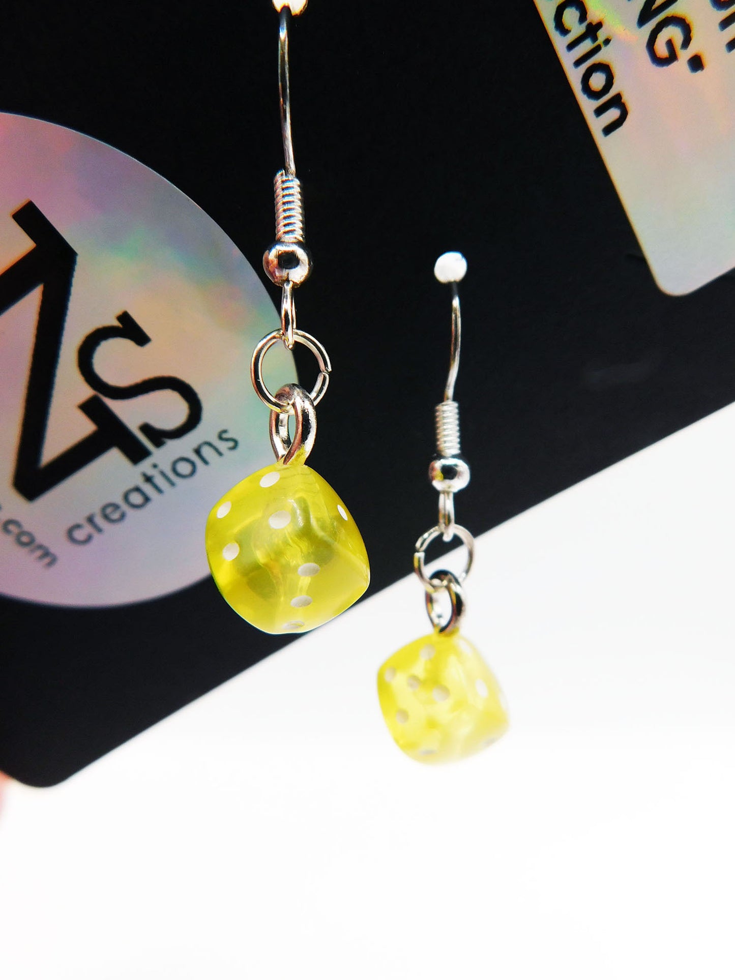 Boucles d'oreilles "Tout est dans les dés"