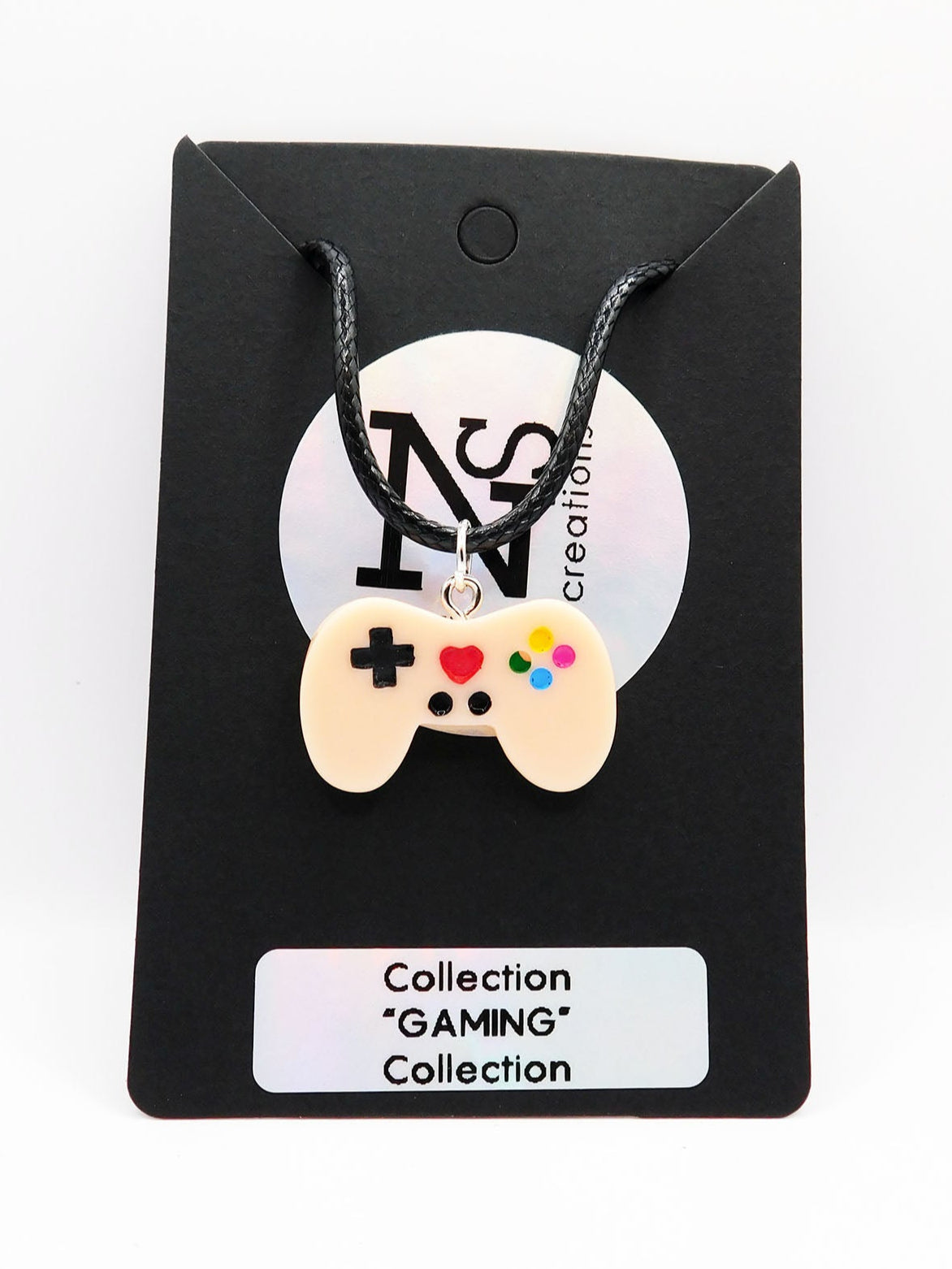 Pendentif manette de jeu vidéo