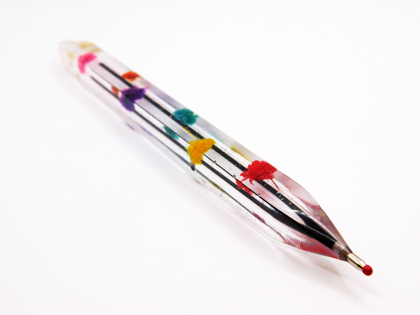 Stylos en résine faits à la main - Fleurs séchées