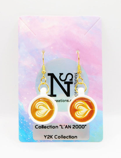 Boucles d'oreilles pause-café