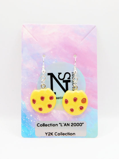 Boucles d'oreilles en forme de pâtisseries
