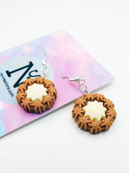 Boucles d'oreilles en forme de pâtisseries