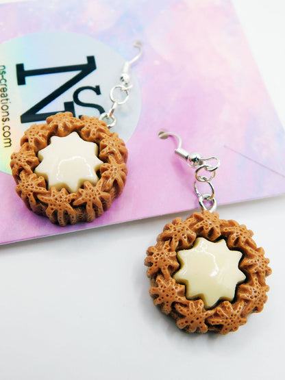Boucles d'oreilles en forme de pâtisseries