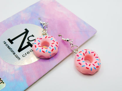 Boucles d'oreilles en forme de pâtisseries
