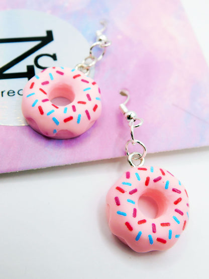 Boucles d'oreilles en forme de pâtisseries