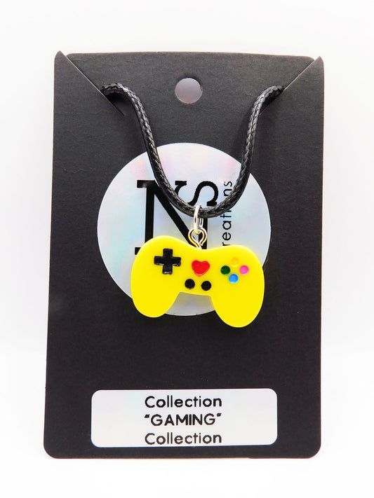 Pendentif manette de jeu vidéo