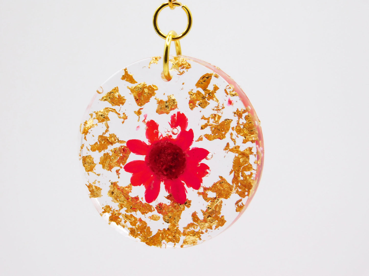 Golden Flower Earrings