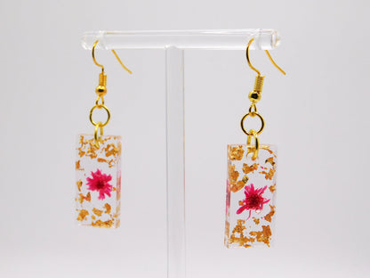 Golden Flower Earrings