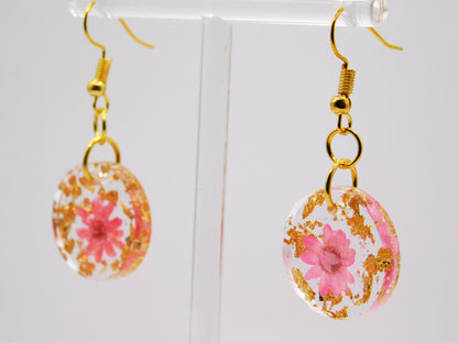 Golden Flower Earrings