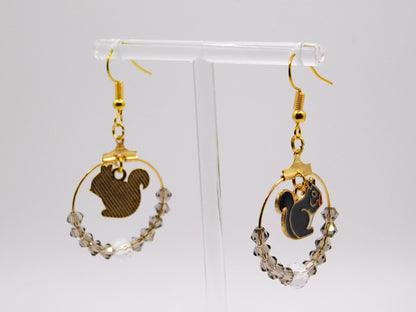 Cute Animal Hoop Earrings